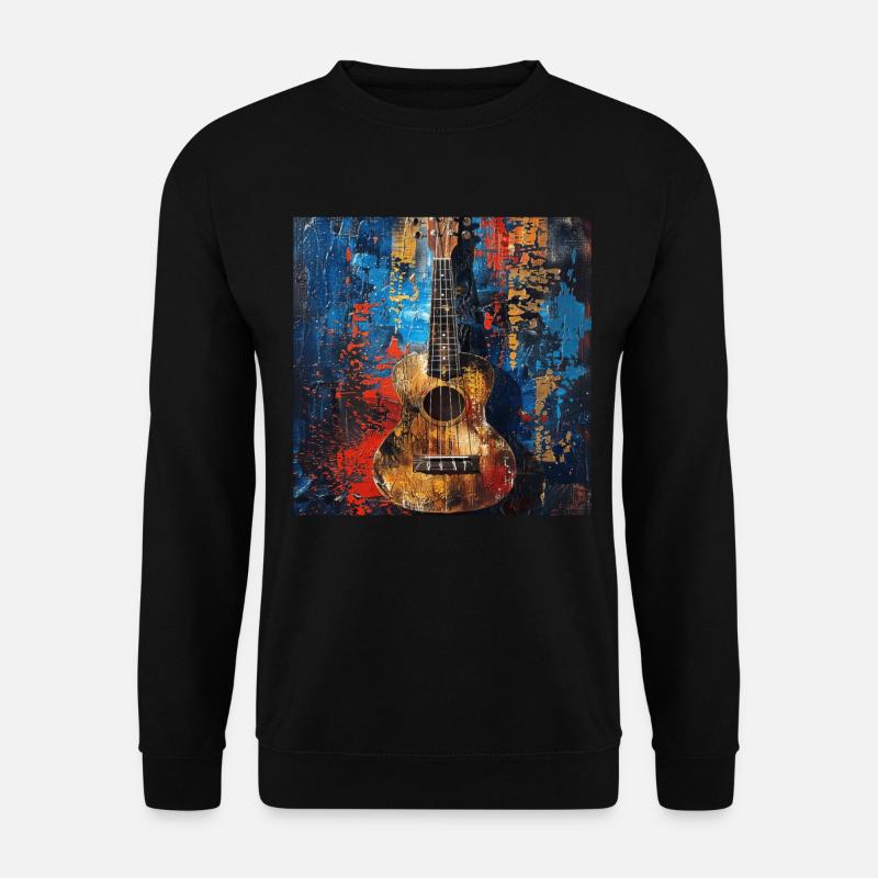 Ukulele - Unisex Pullover - Schwarz