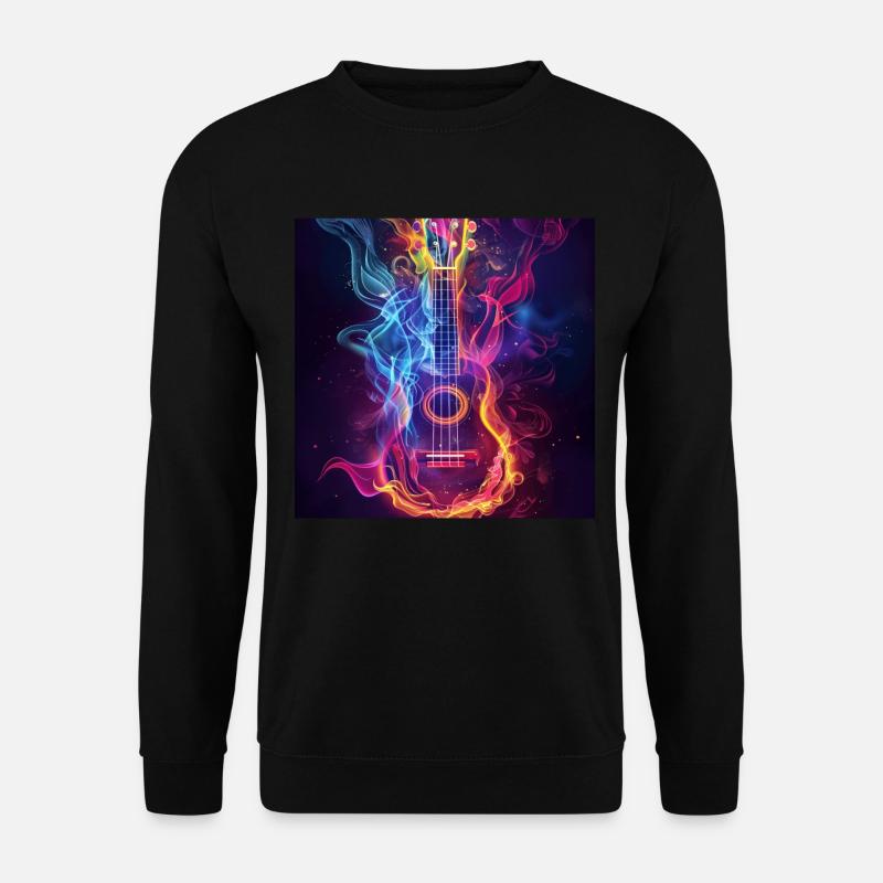 Ukulele - Unisex Pullover - Schwarz