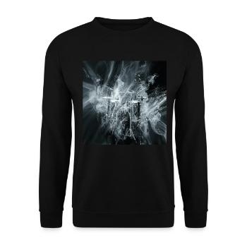 Schlagzeug - Unisex Pullover - Schwarz - Vorne - Alina (178cm) & Michal (187cm)