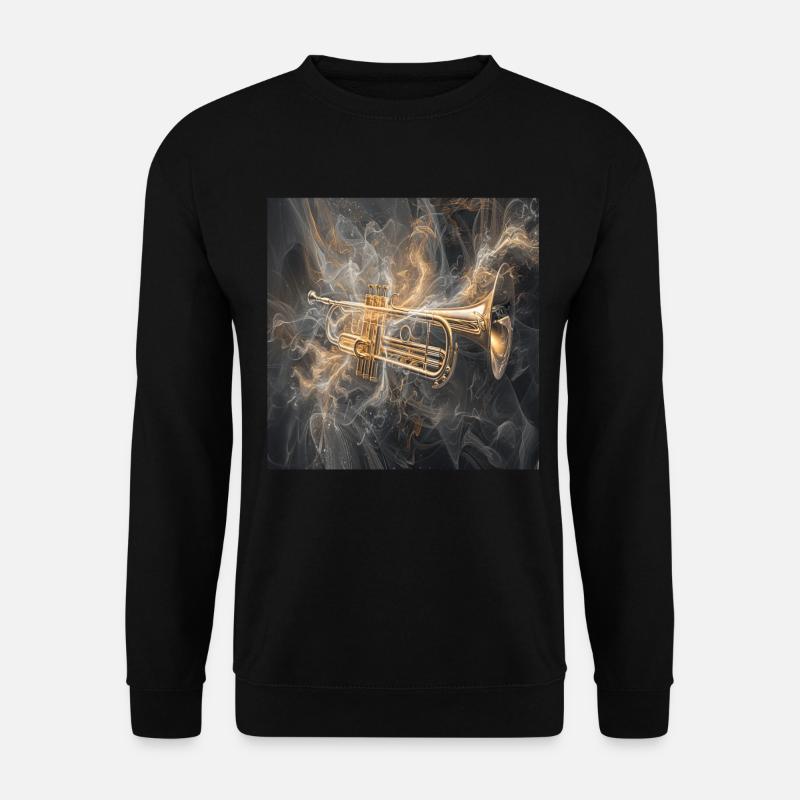 Trompete - Unisex Pullover - Schwarz