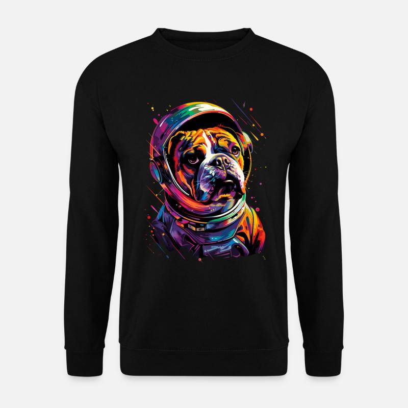 Englische Bulldogge - Unisex Pullover - Schwarz