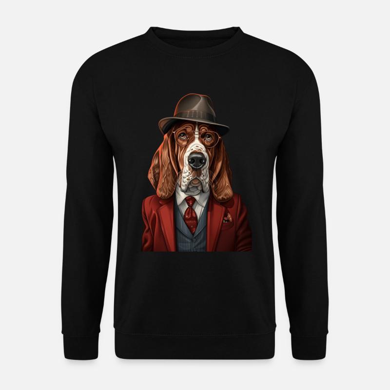 Basset - Unisex Pullover - Schwarz