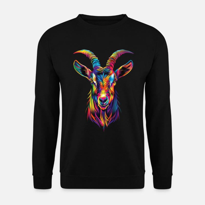 Ziege - Unisex Pullover - Schwarz