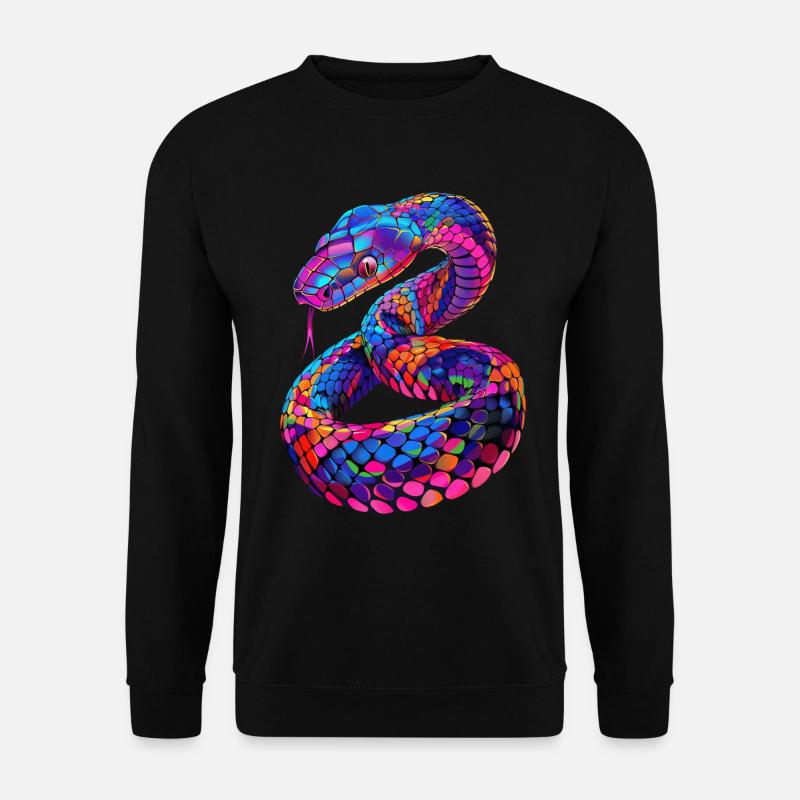 Schlange - Unisex Pullover - Schwarz
