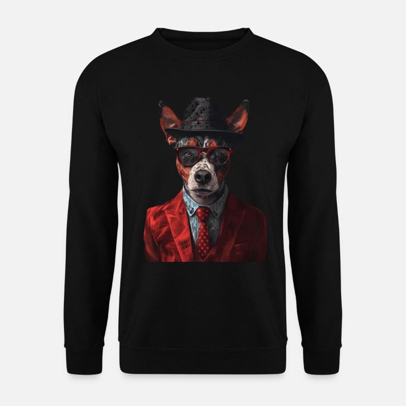 Australischer Treibhund - Unisex Pullover - Schwarz