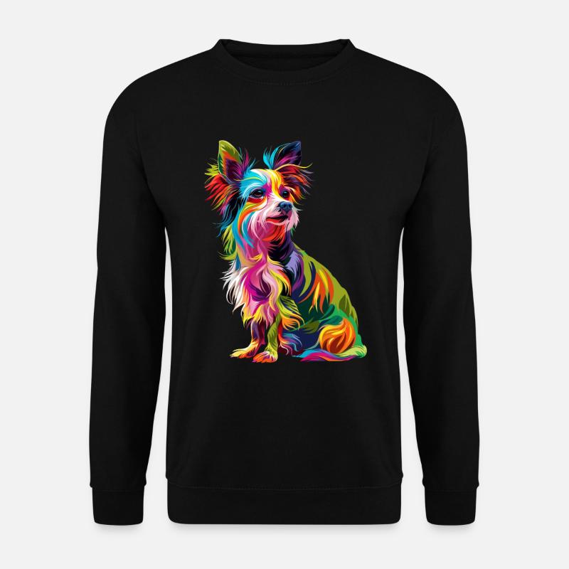 Chinesischer Schopfhund - Unisex Pullover - Schwarz