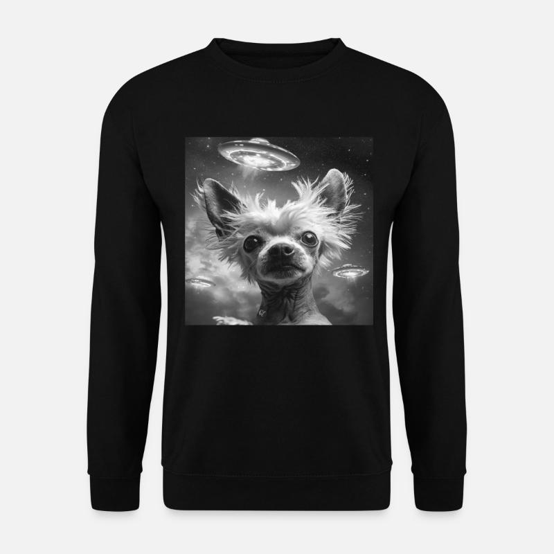 Chinesischer Schopfhund - Unisex Pullover - Schwarz
