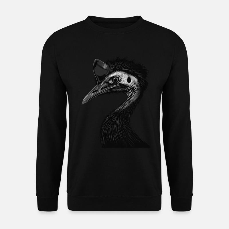 Kasuar - Unisex Pullover - Schwarz