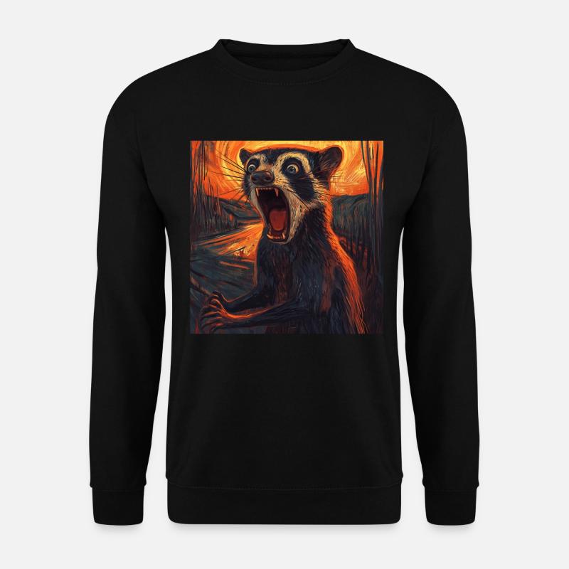 Nasenbär - Unisex Pullover - Schwarz