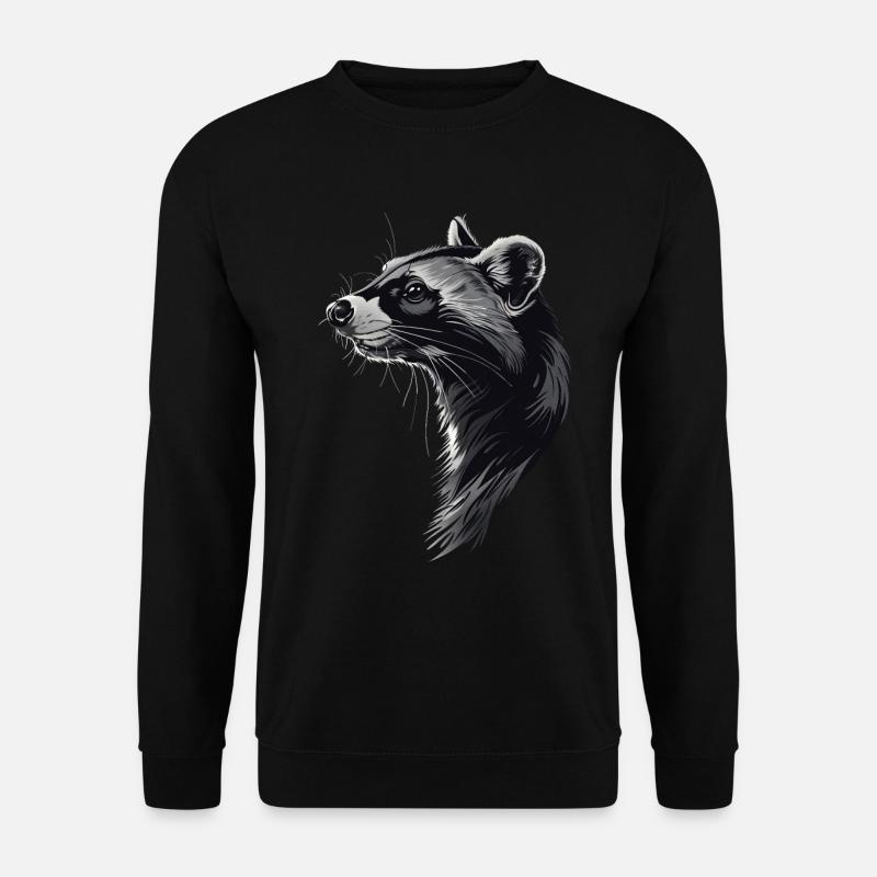 Nasenbär - Unisex Pullover - Schwarz