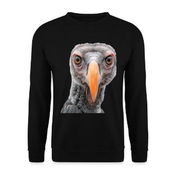 Geier - Unisex Pullover - Schwarz - Vorne - Alina (178cm) & Michal (187cm)