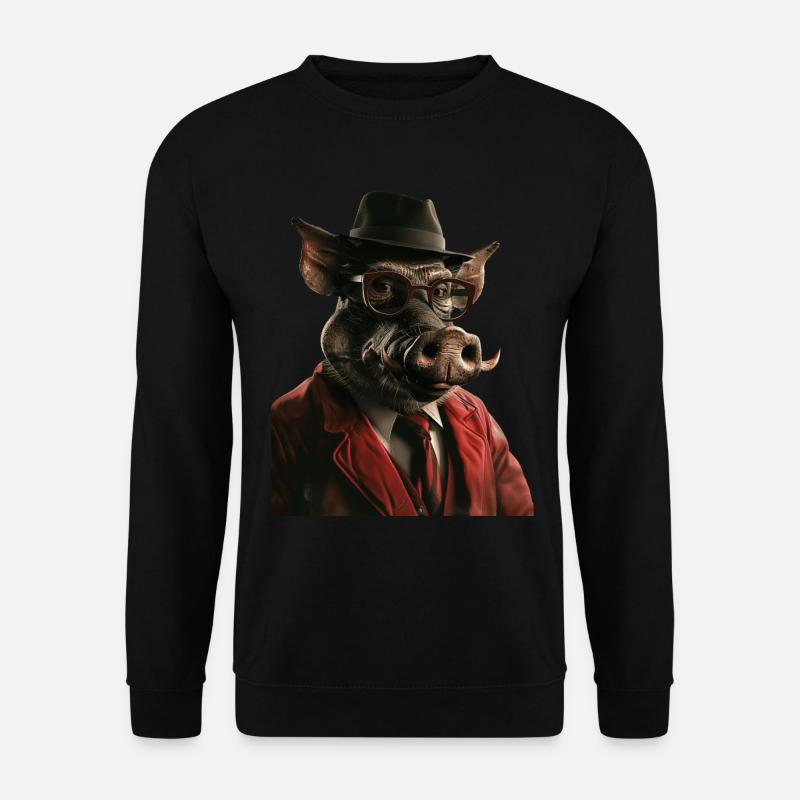 Warzenschwein - Unisex Pullover - Schwarz