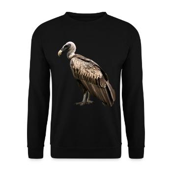 Geier - Unisex Pullover - Schwarz - Vorne - Alina (178cm) & Michal (187cm)