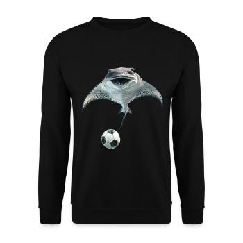 Stachelrochen - Unisex Pullover - Schwarz - Vorne - Alina (178cm) & Michal (187cm)