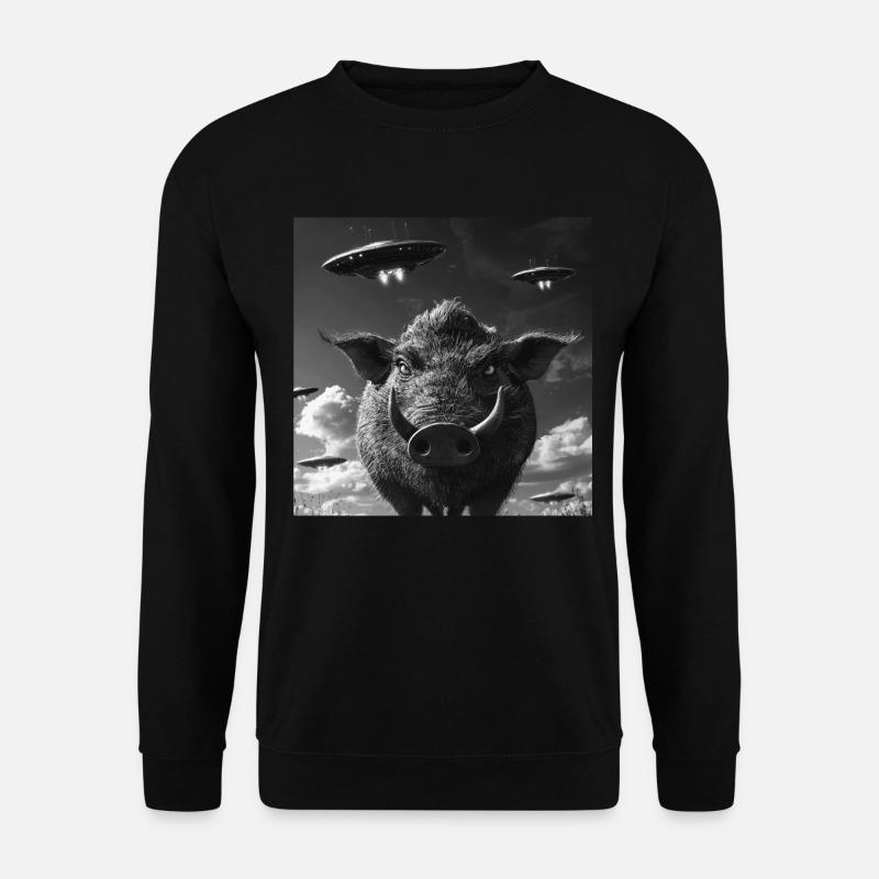 Warzenschwein - Unisex Pullover - Schwarz