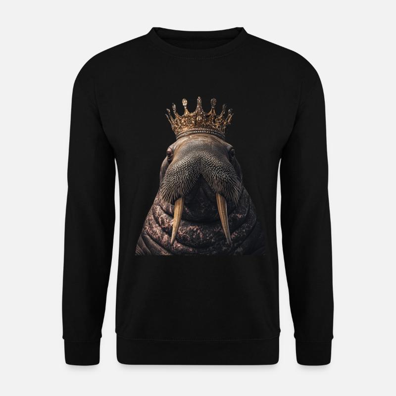 Walross - Unisex Pullover - Schwarz