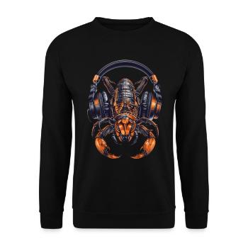 Skorpion - Unisex Pullover - Schwarz - Vorne - Alina (178cm) & Michal (187cm)