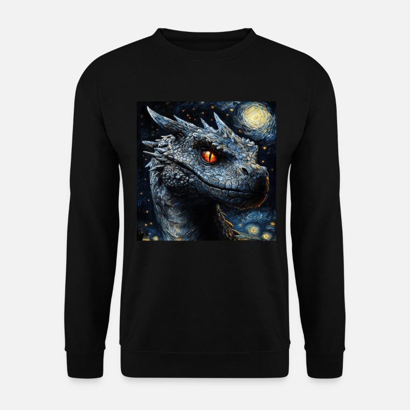 Drachen - Unisex Pullover - Schwarz