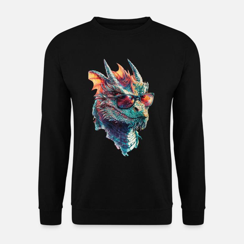Drachen - Unisex Pullover - Schwarz