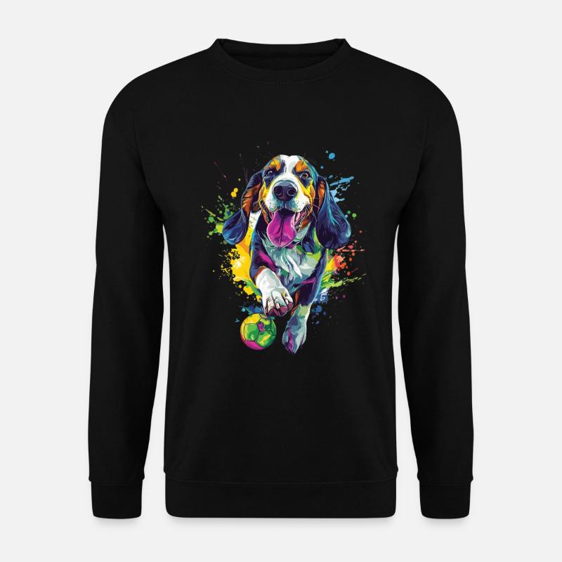 Basset - Unisex Pullover - Schwarz