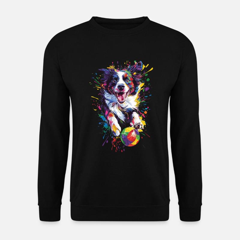 Border Collie - Unisex Pullover - Schwarz