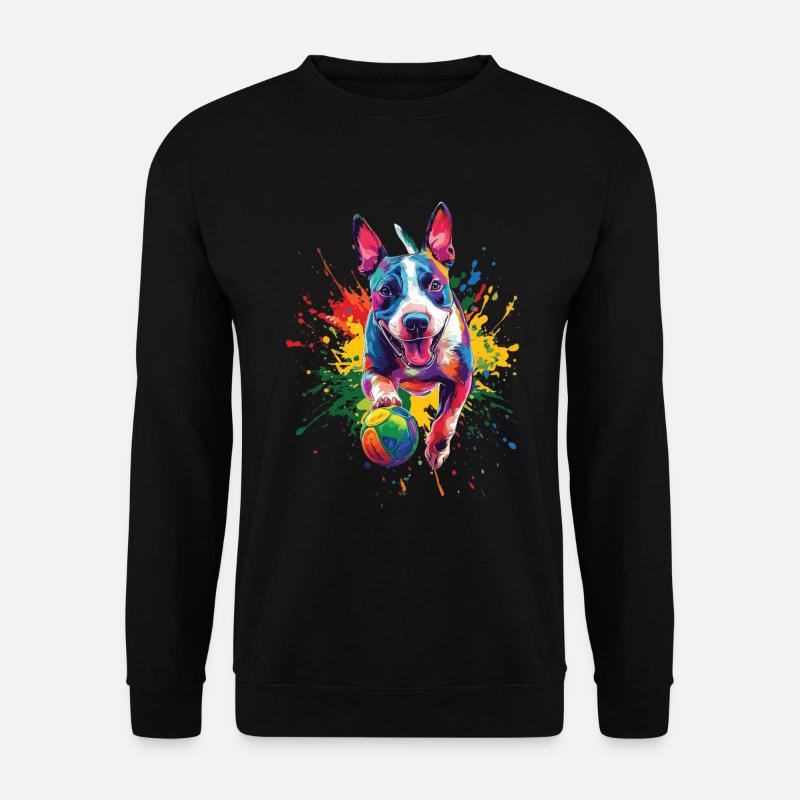 Bullterrier - Unisex Pullover - Schwarz