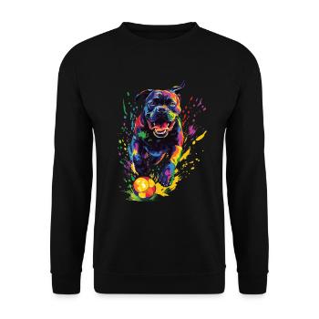 Cane Corso - Unisex Pullover - Schwarz - Vorne - Alina (178cm) & Michal (187cm)