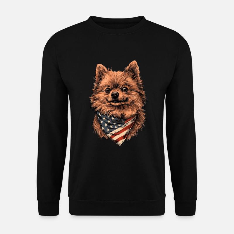 Zwergspitz - Unisex Pullover - Schwarz
