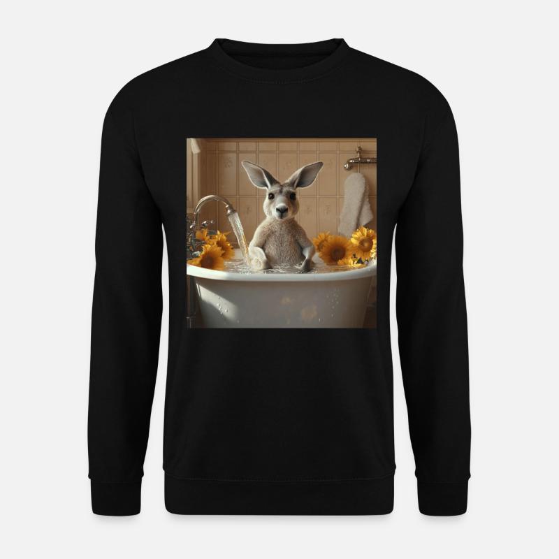 Känguru - Unisex Pullover - Schwarz