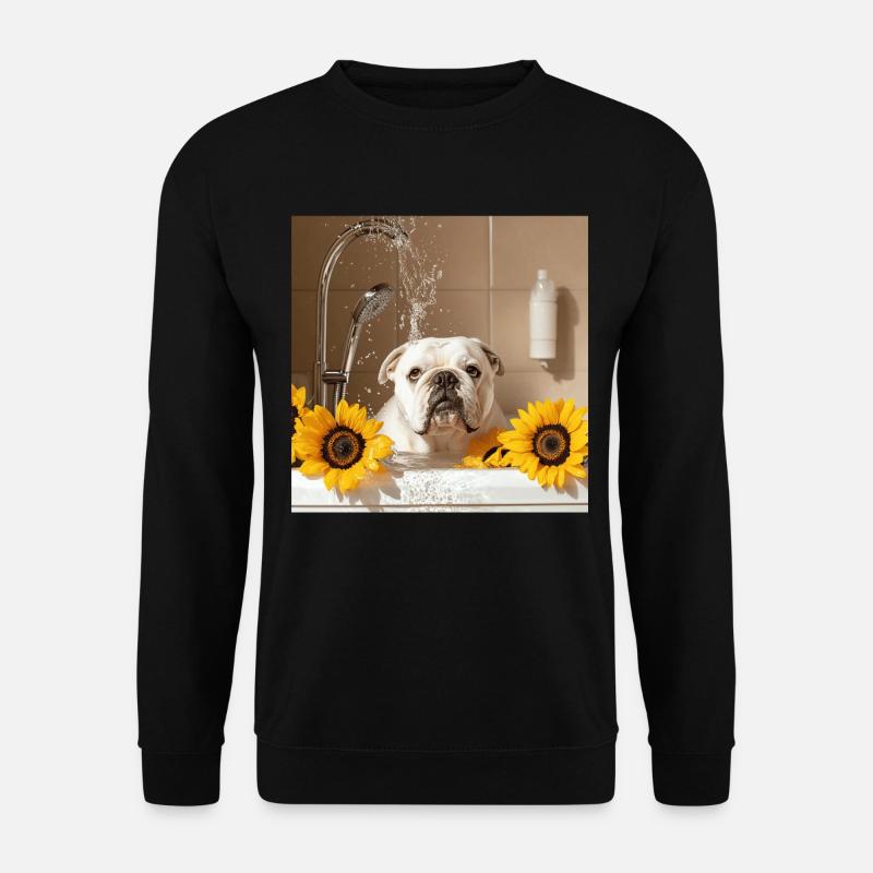 Bulldogge - Unisex Pullover - Schwarz