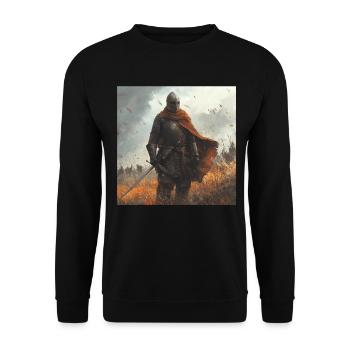 Legionär - Unisex Pullover - Schwarz - Vorne - Alina (178cm) & Michal (187cm)
