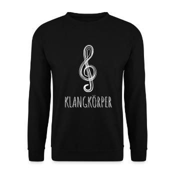 Klangkörper - Dirigent - Chor - Sängerin - Unisex Pullover - Schwarz - Vorne - Alina (178cm) & Michal (187cm)