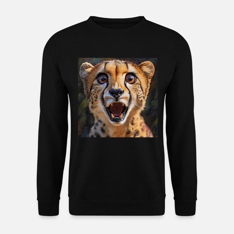 Gepard - Unisex Pullover - Schwarz