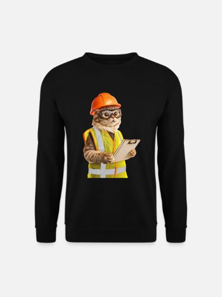 Katze - Unisex Pullover - Schwarz