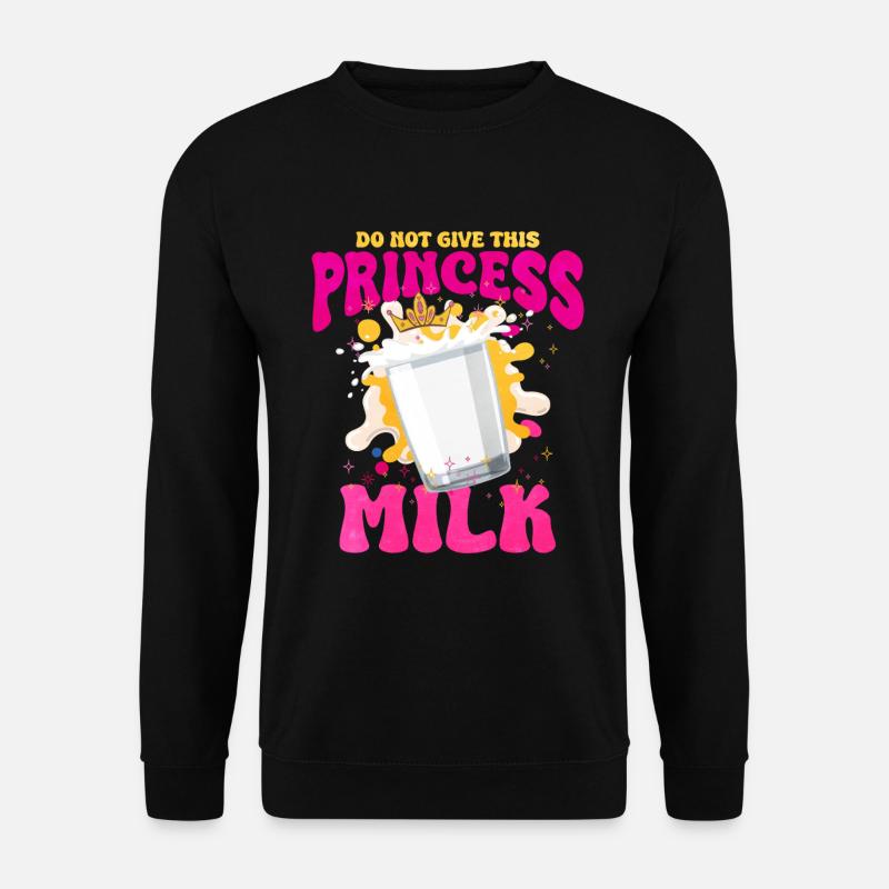 Milch - Unisex Pullover - Schwarz