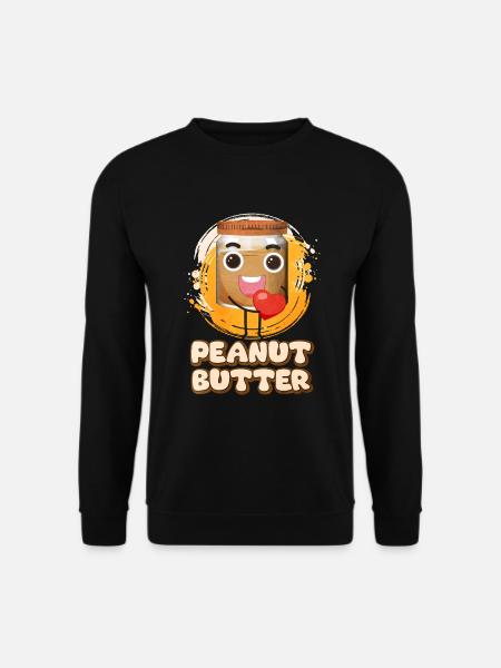 Erdnussbutter - Unisex Pullover - Schwarz