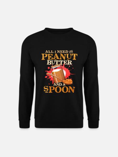 Erdnussbutter - Unisex Pullover - Schwarz