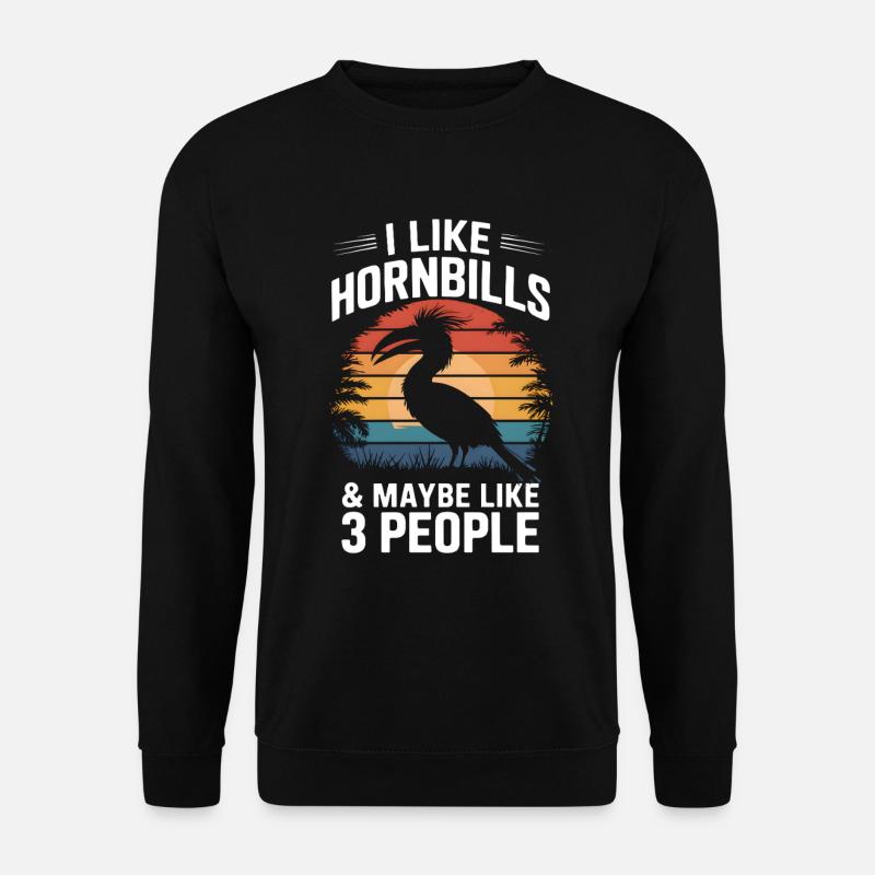 Nashornvogel - Unisex Pullover - Schwarz