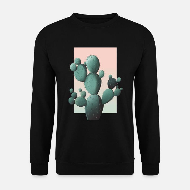 Kaktus - Unisex Pullover - Schwarz