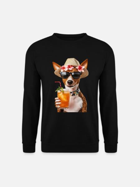 Basenji - Unisex Pullover - Schwarz