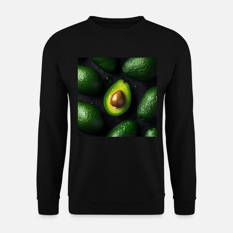 Avocado - Unisex Pullover - Schwarz
