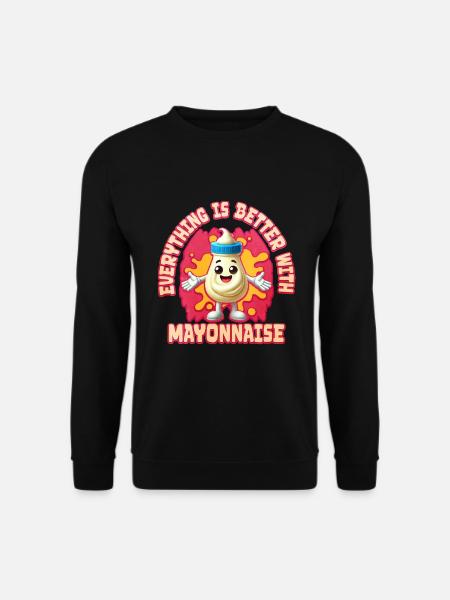 Mayonnaise - Unisex Pullover - Schwarz