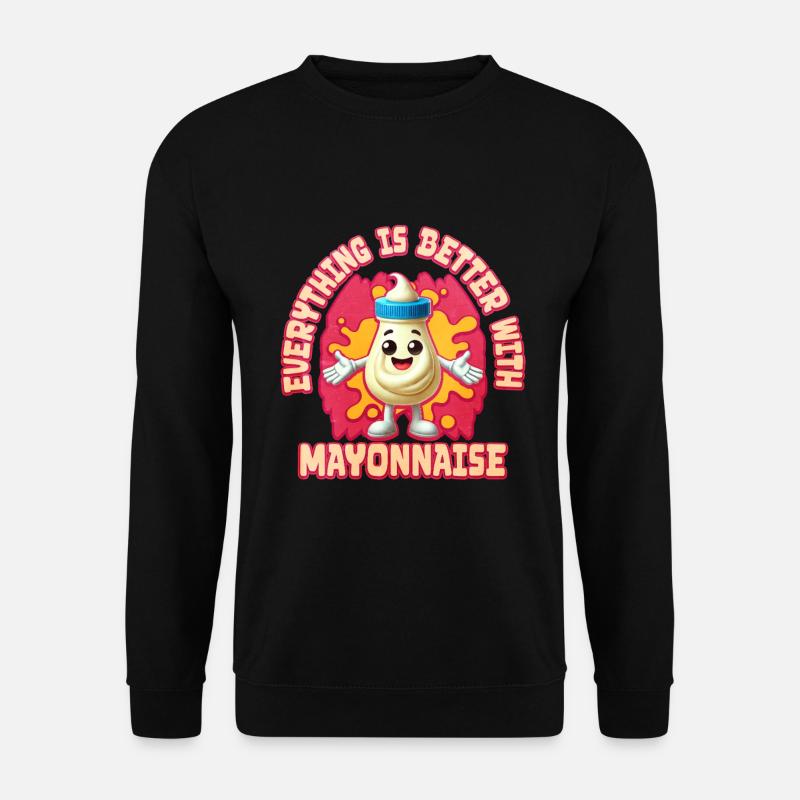 Mayonnaise - Unisex Pullover - Schwarz