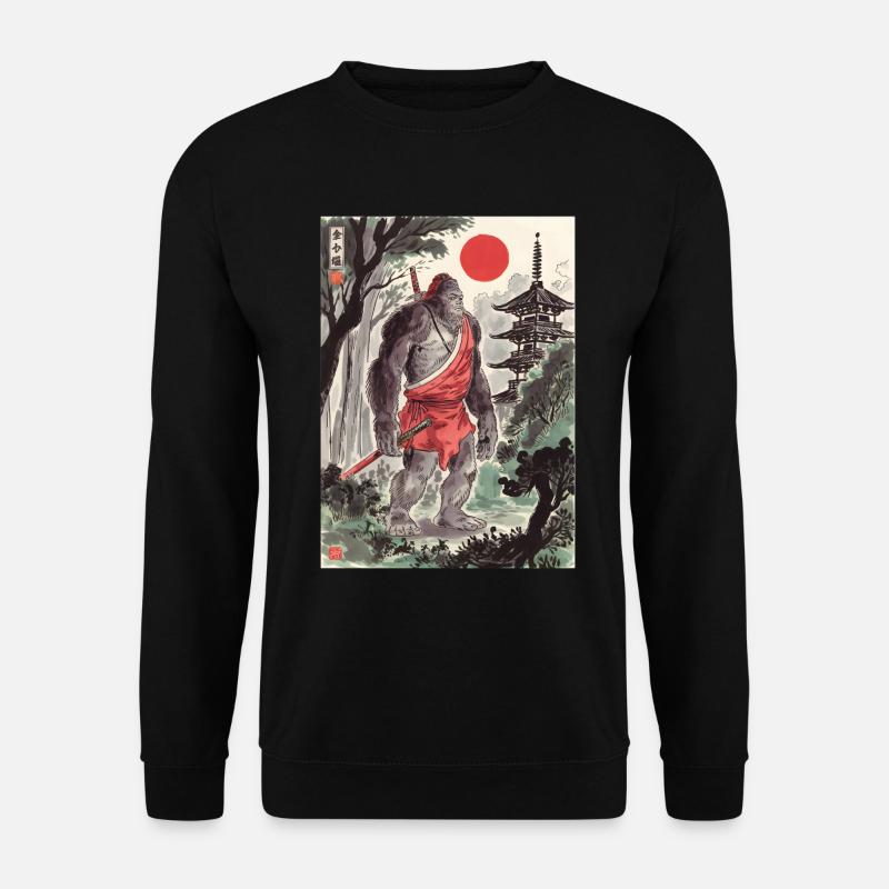 Samurai - Unisex Pullover - Schwarz
