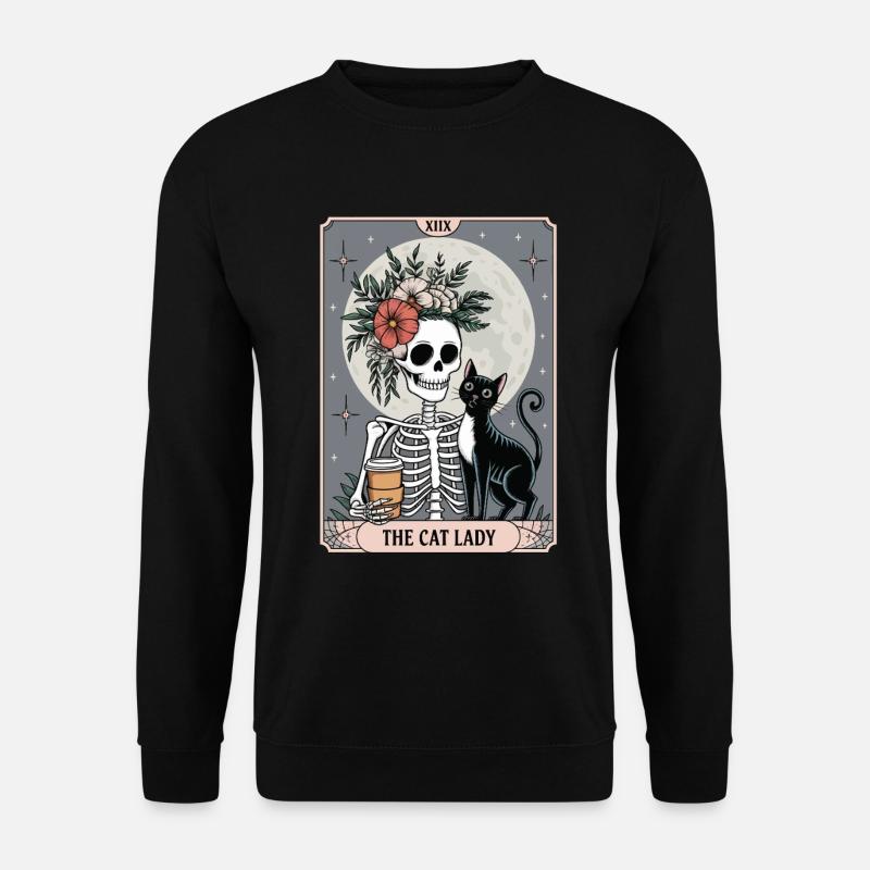 Tarotkarte - Unisex Pullover - Schwarz