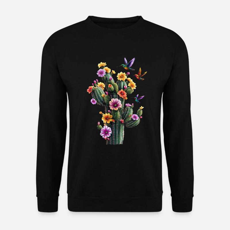 Kaktus - Unisex Pullover - Schwarz