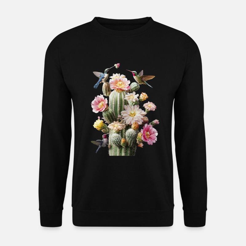 Kaktus - Unisex Pullover - Schwarz