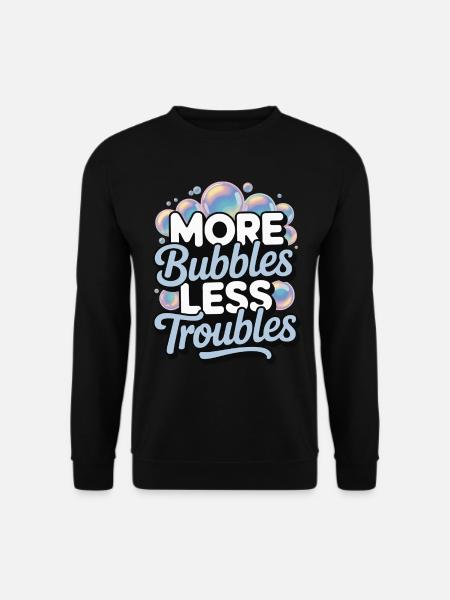 Blasen - Unisex Pullover - Schwarz