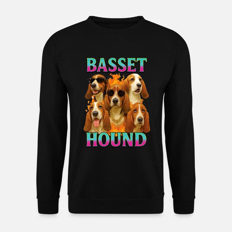 Basset - Unisex Pullover - Schwarz