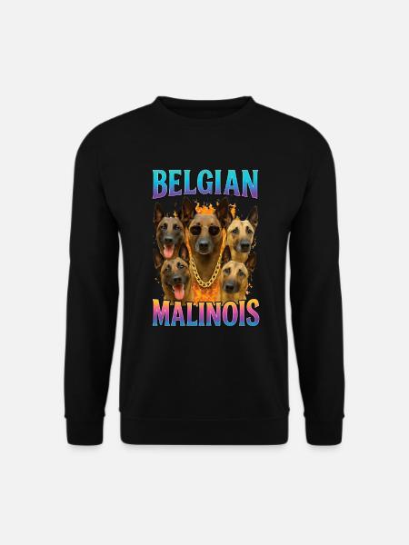 Belgischer Malinois - Unisex Pullover - Schwarz